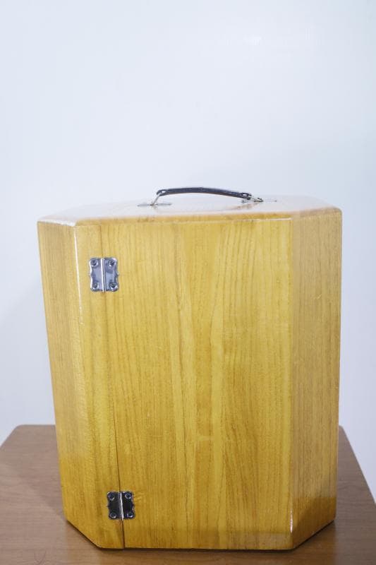 ◆文金高島田　しげもりかつら　人気の栗色　5号　◆かつら用中古ケース付き①