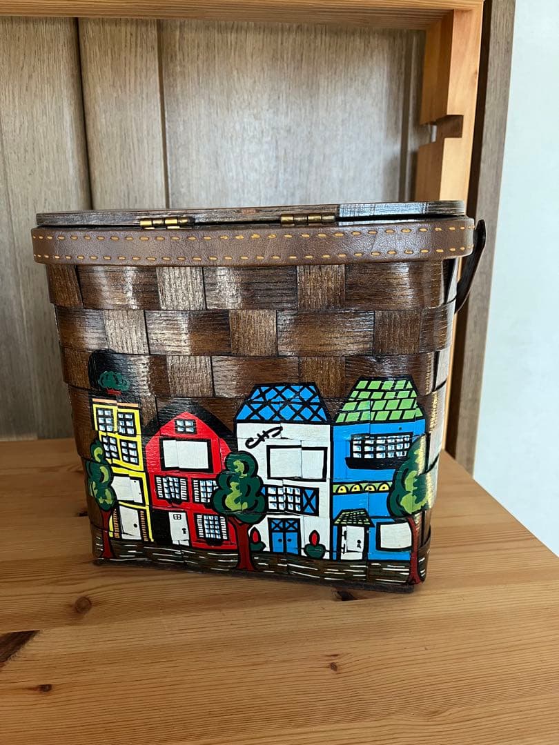 じ*ち様 カロ・ナン　Caro-Nan ヴィンテージバスケット　50年代　オール