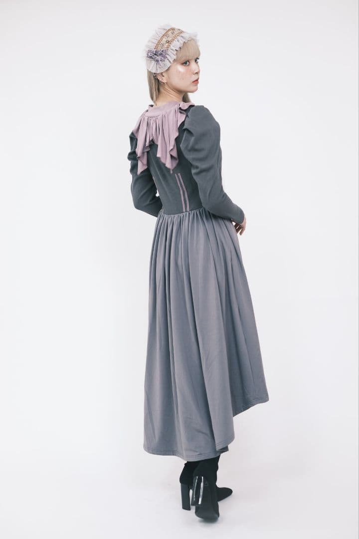 ジャージロリータ エンジェル (グレー)ワンピース