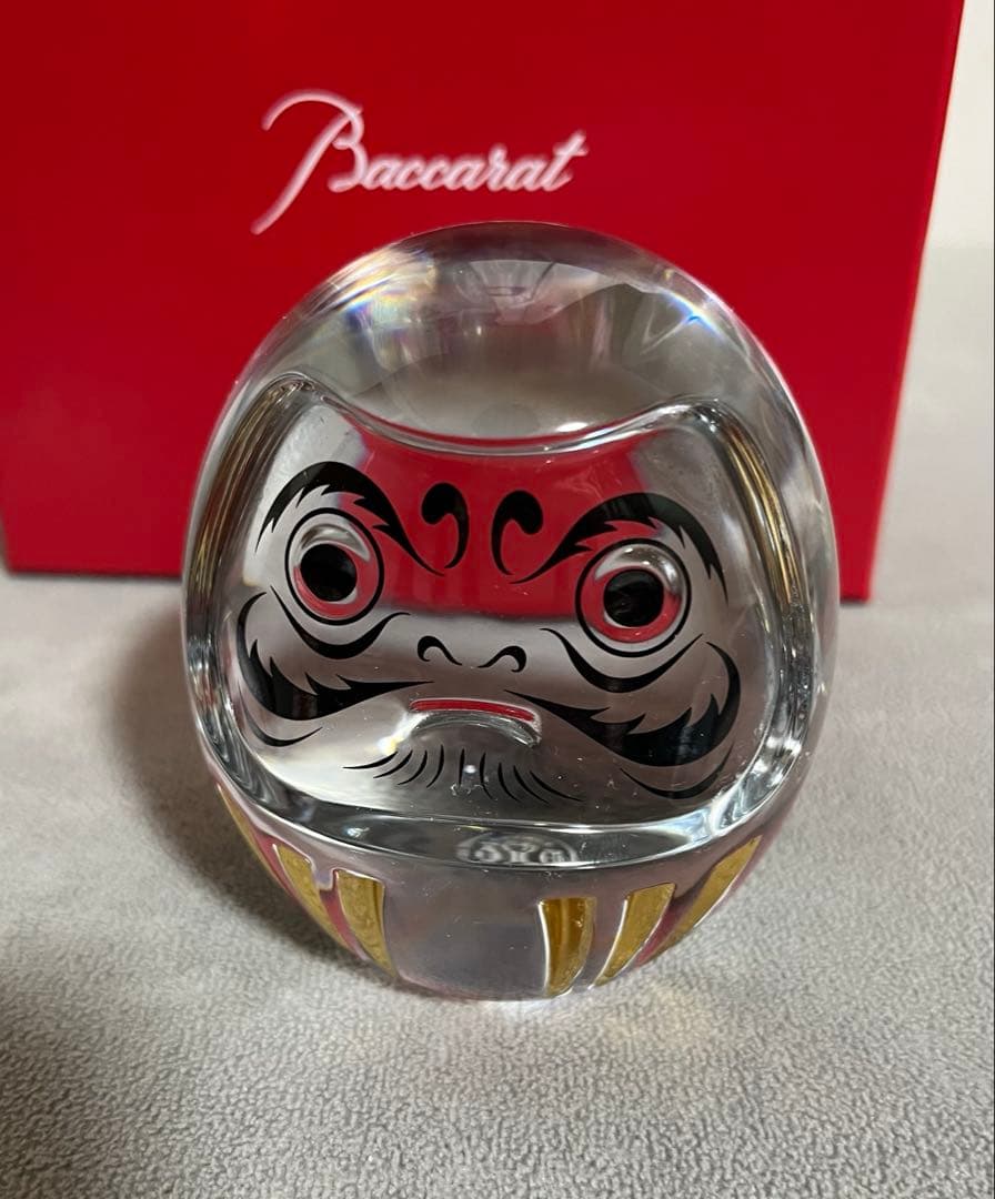 Baccarat バカラ ダルマ 縁起物 クリスタル★