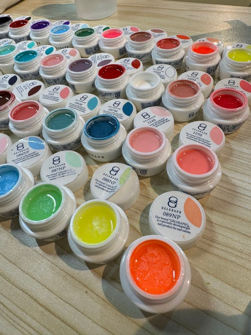 ジェルネイル 58個セット　【ジェルグラフ gelgraph】まとめ売り