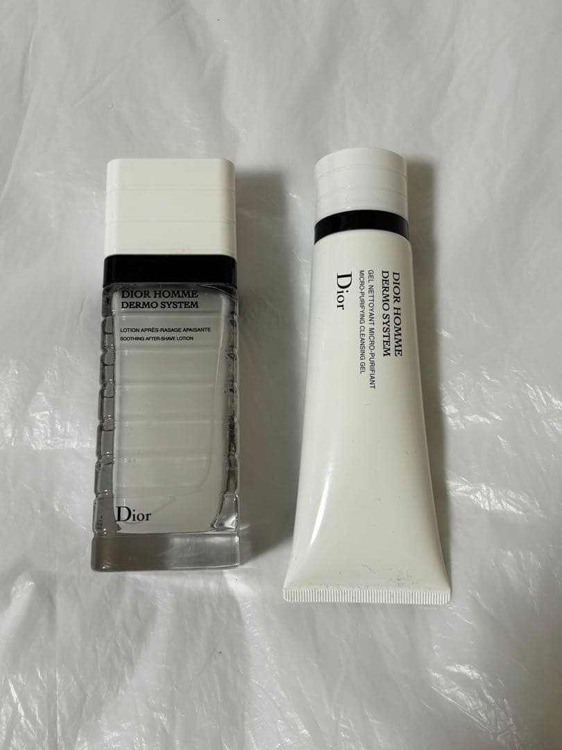 ディオール　オム　ダーモシステム　クレンジングジェル　アフターシェーブローション