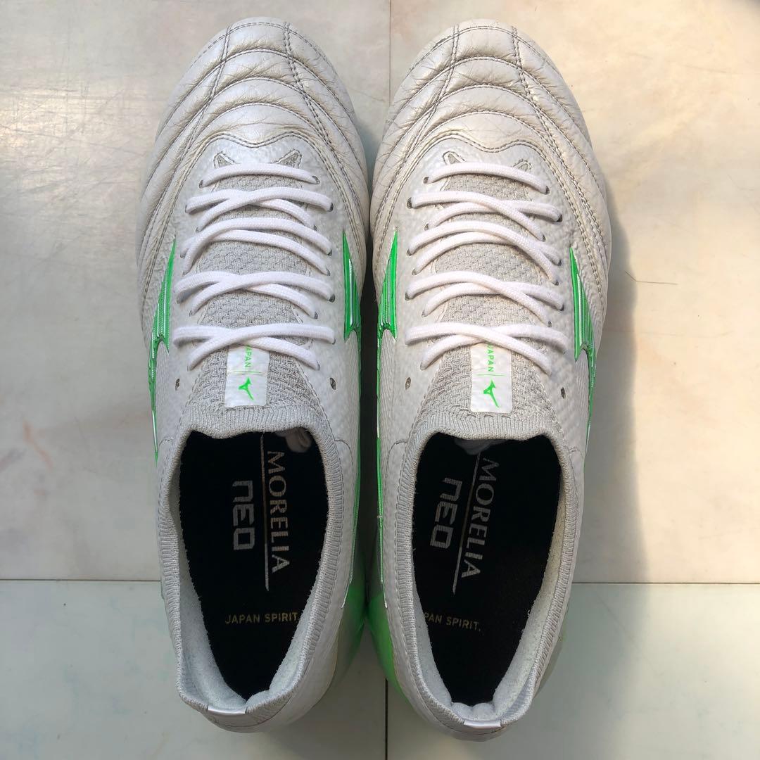モレリア ネオ 4 b JAPAN ホワイト/グリーン