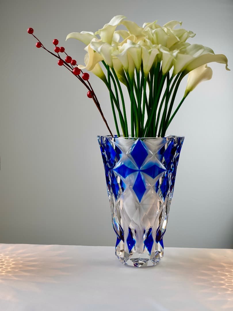 HERMES Saint Louis サンルイ 花瓶 ベース 25cm 美品