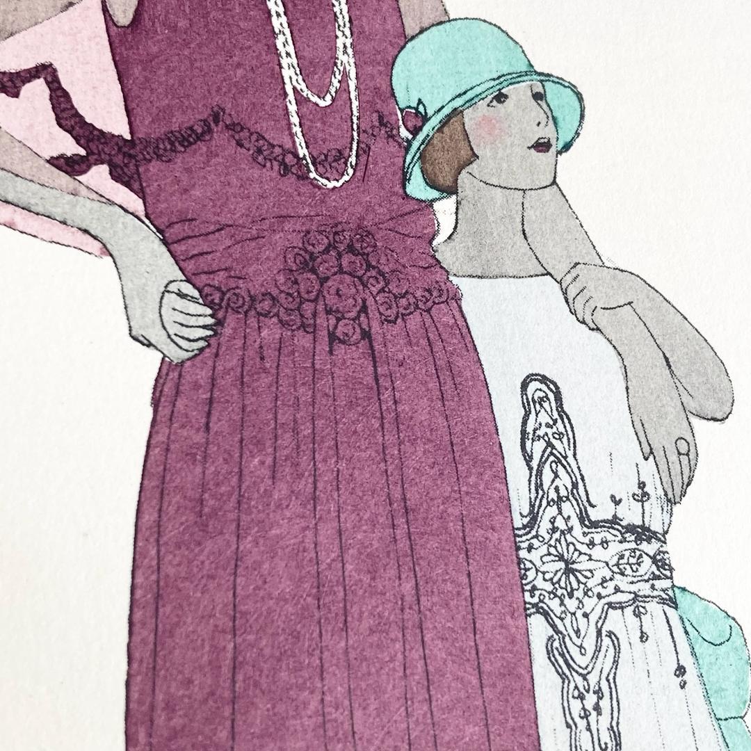 A.E.マルティ☆ファッションプレート『LE NID DE PINSONS』