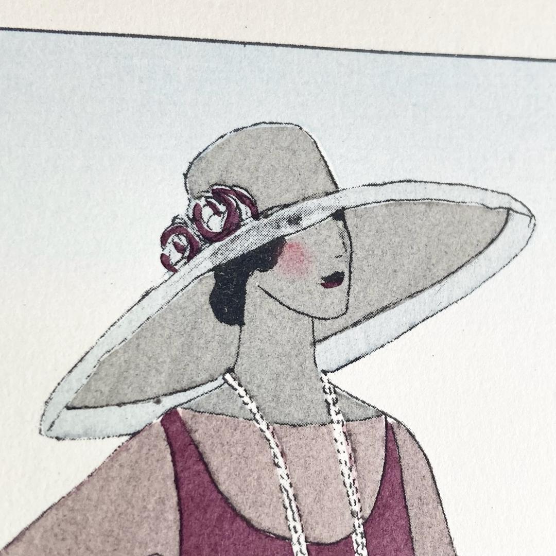 A.E.マルティ☆ファッションプレート『LE NID DE PINSONS』