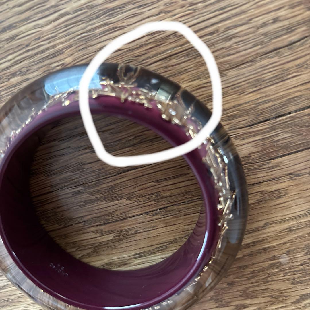Louis Vuitton 赤茶色バングル