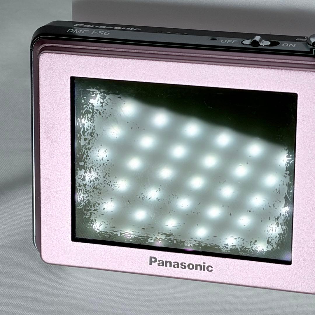 【良品】Panasonic LUMIX DMC-FS6 ピンク 純正ケースつき