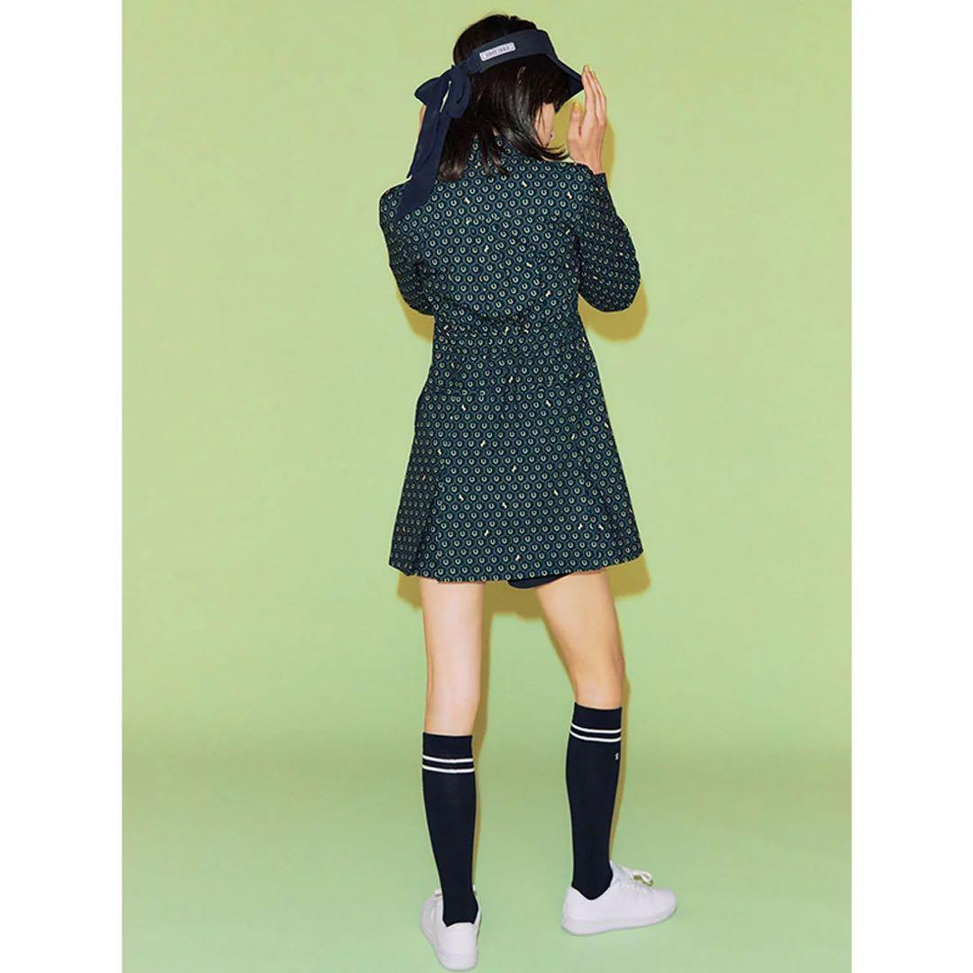 eimy golf ♡ Horseshoe print シャツワンピース