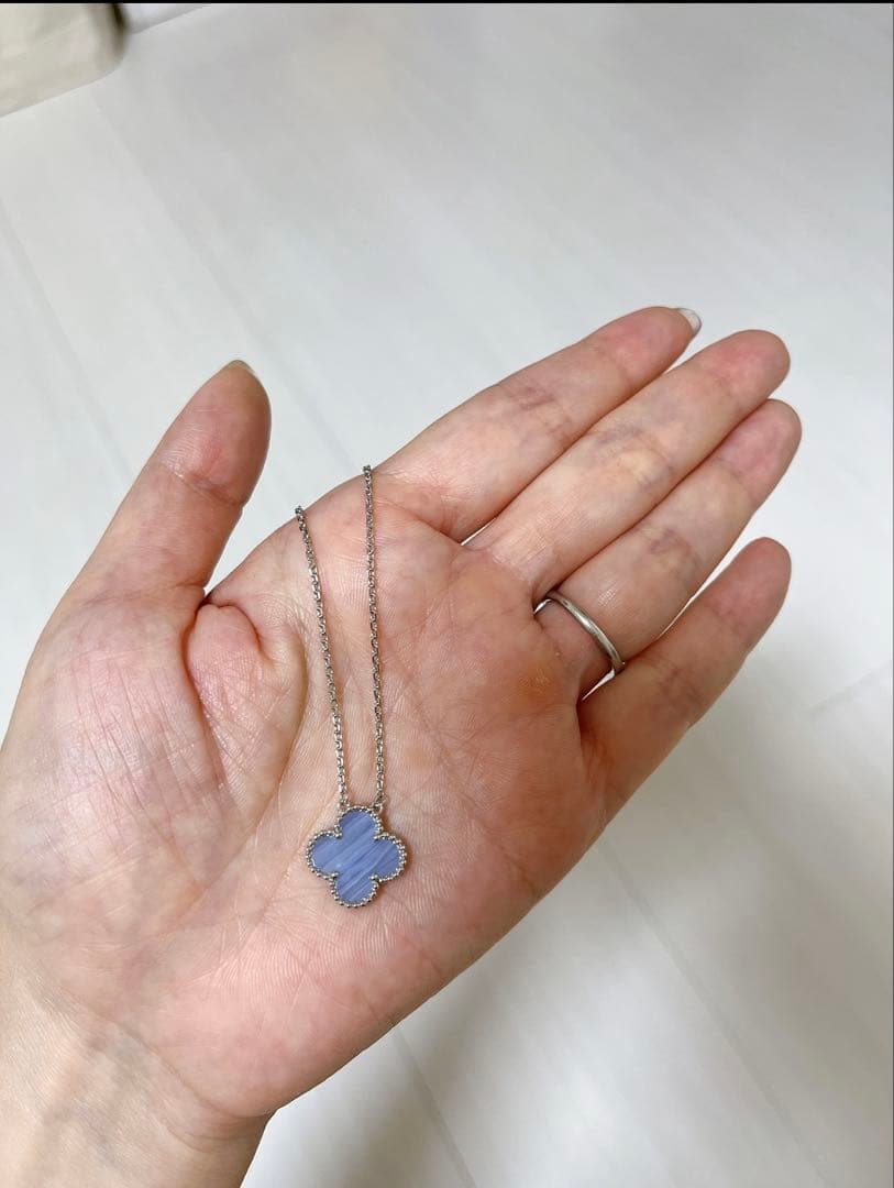 クローバー型ネックレス　ピアス　セット　未使用品♡