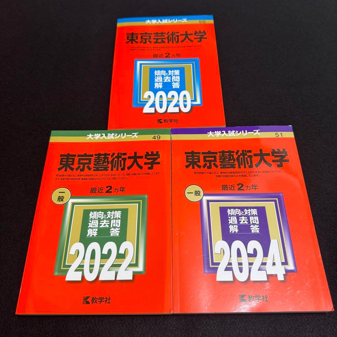 東京芸術大学　赤本　東京藝術大学　2018年～2023年　6年分