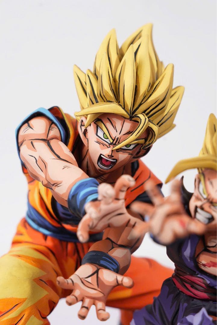 二次元リペイント ドラゴンボール フィギュア 親子かめはめ波 プルーヴィー