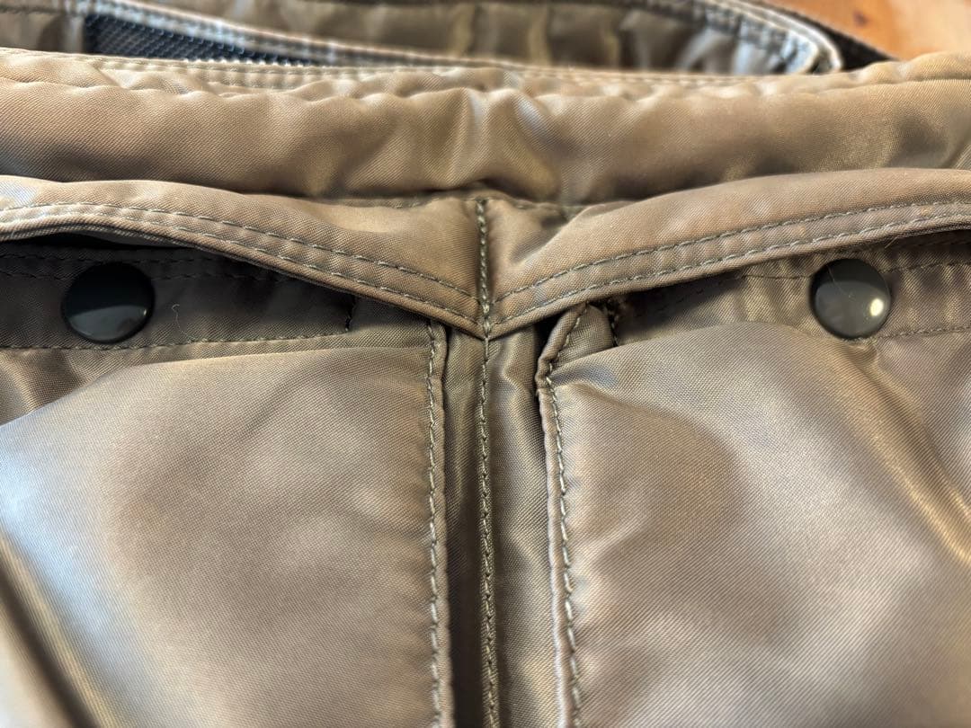 希少 PORTER タンカー ショルダーバッグシルバーグレー 2層式 廃盤品