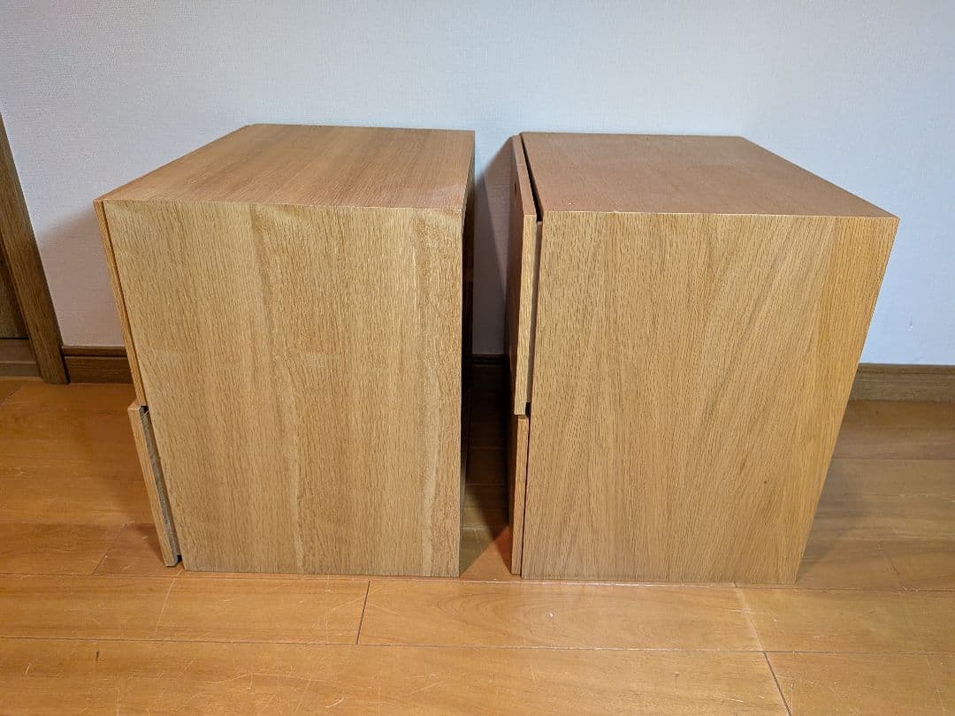 《送料込》無印良品 スタッキングチェスト インサート 引出 オーク ボックス収納