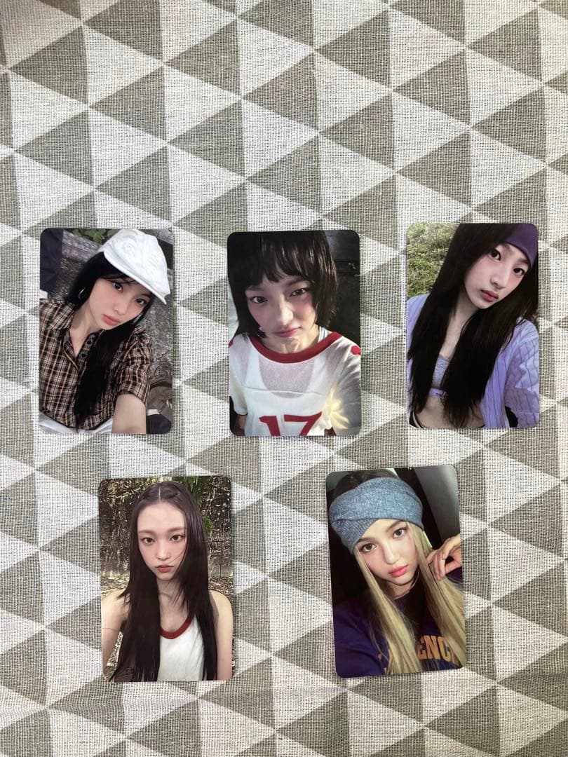 NewJeans 事前収録 HowSweet サノク 限定 トレカ 全員で5枚