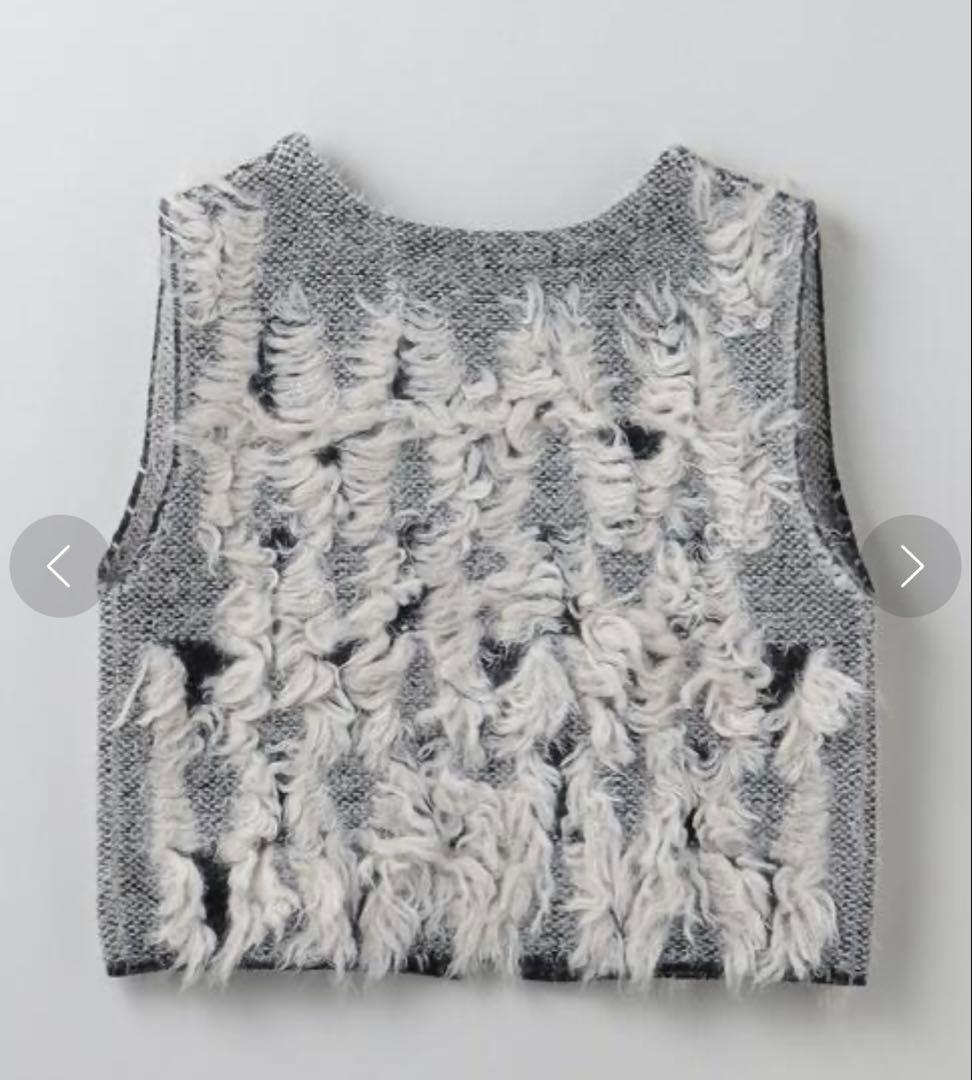 2023＜6(ROKU)＞フリンジジャカード ベスト