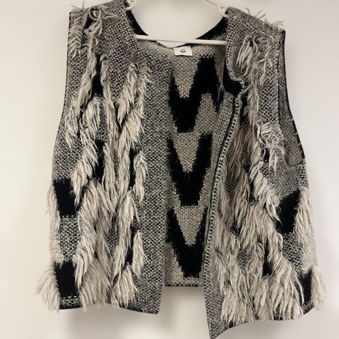 2023＜6(ROKU)＞フリンジジャカード ベスト