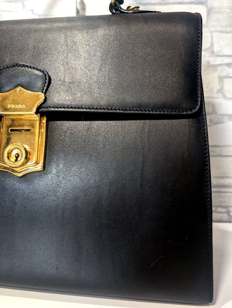 ✨美品✨希少✨　プラダ　PRADA　ハンドバッグ　フォーマル　ビジネスバッグ