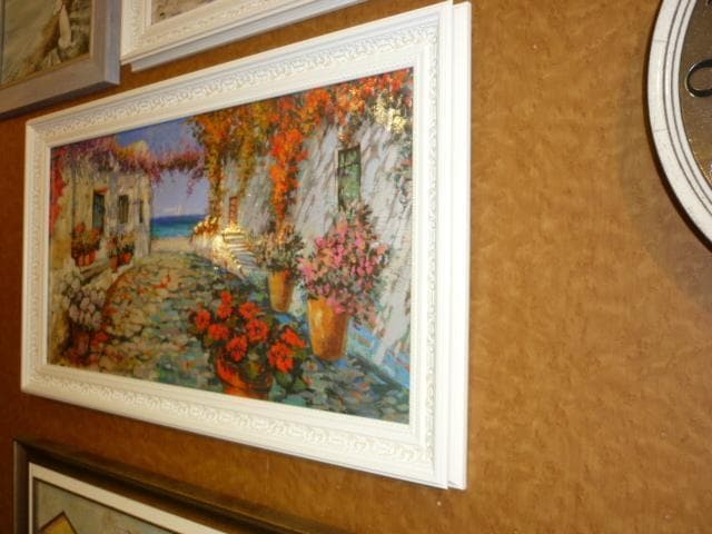 蘭丸★[ピアツェッタ メディテラネア]★絵　海　花　イタリア