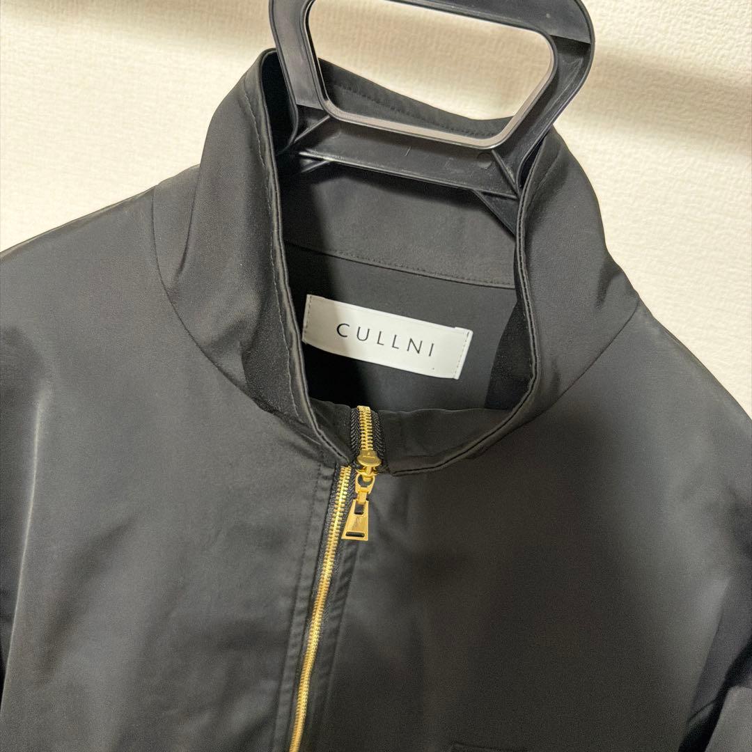 CULLNI ハーフジップ ナイロンジャケット ブラック SIZE 2