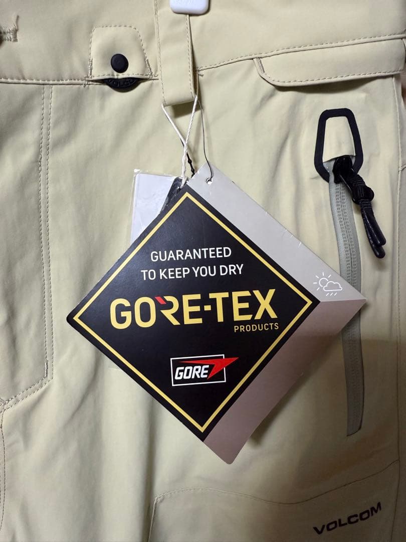 VOLCOM GORE-TEX スノーボードパンツ Mサイズ KHA イエロー
