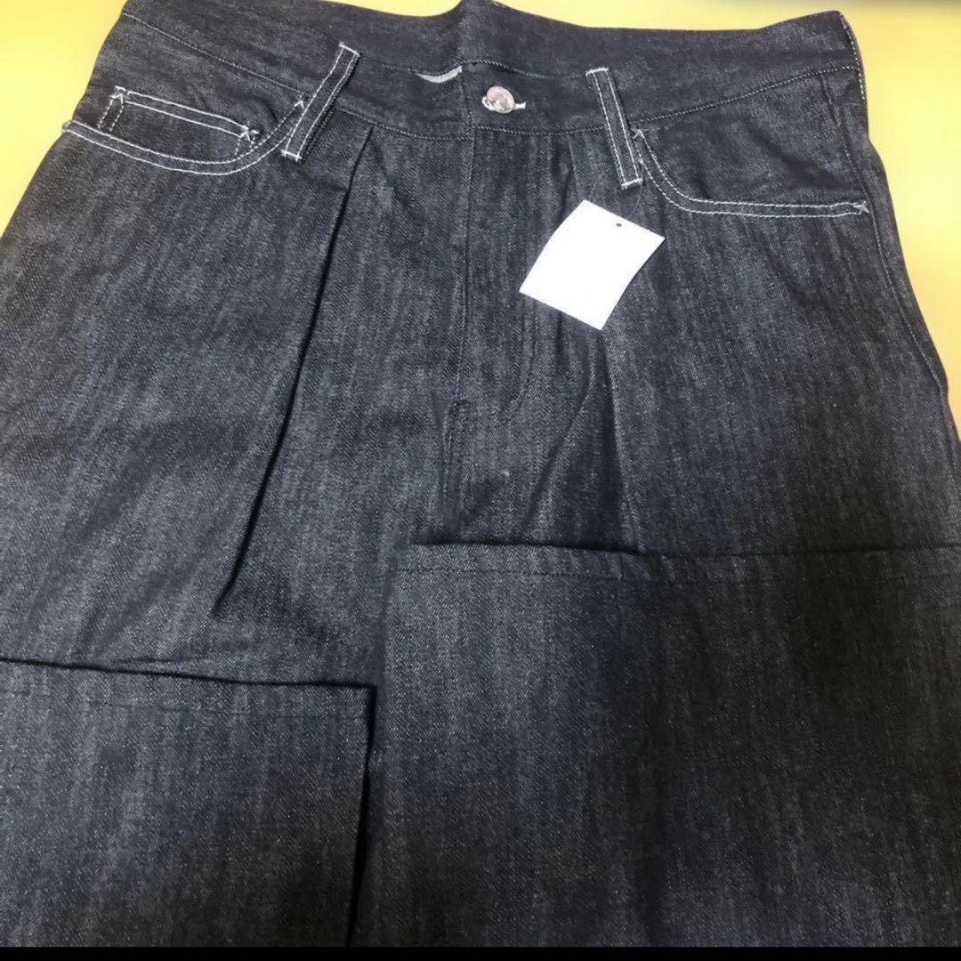 パンツ BELVET Classic Rigid Tuck pants M SIZE