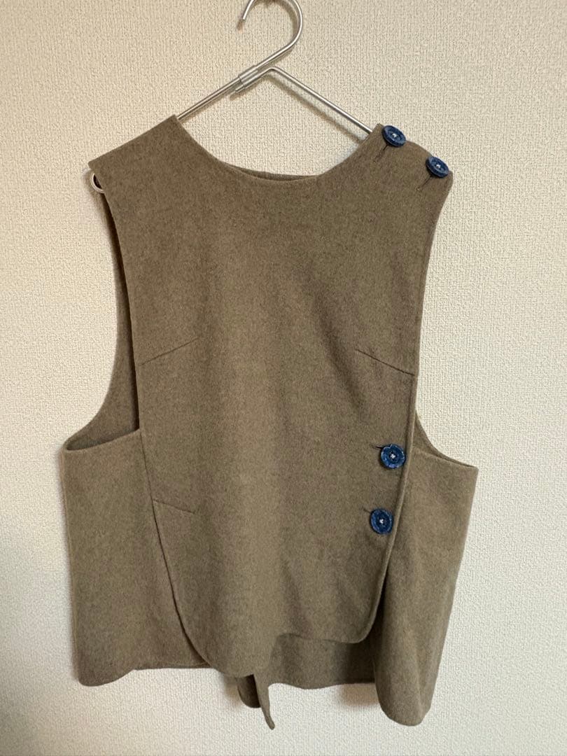 ENFOLD エンフォルド　ウールリバーベスト