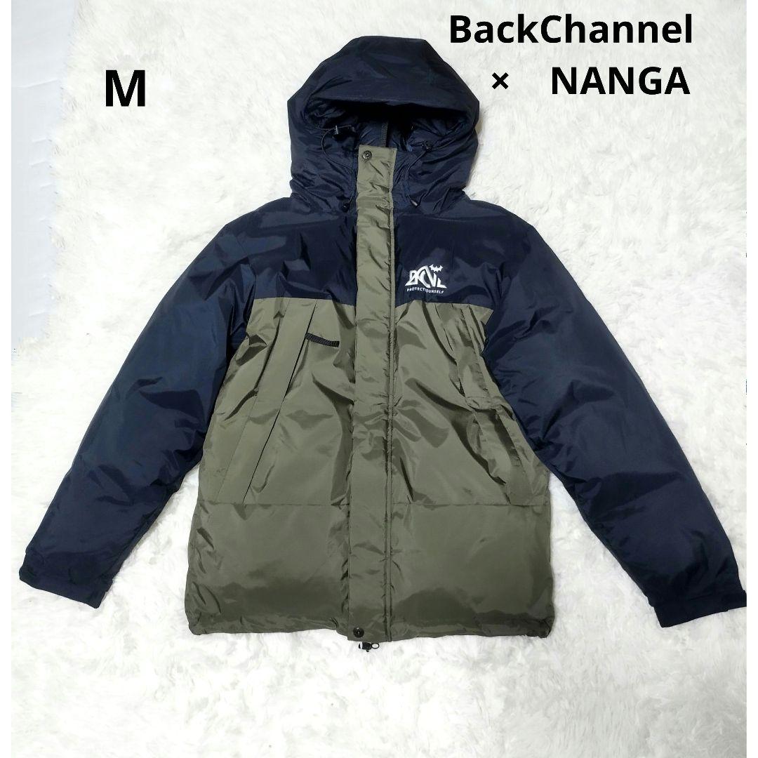 Back Channel　×　NANGA　ダウンジャケット オリーブカーキ　M