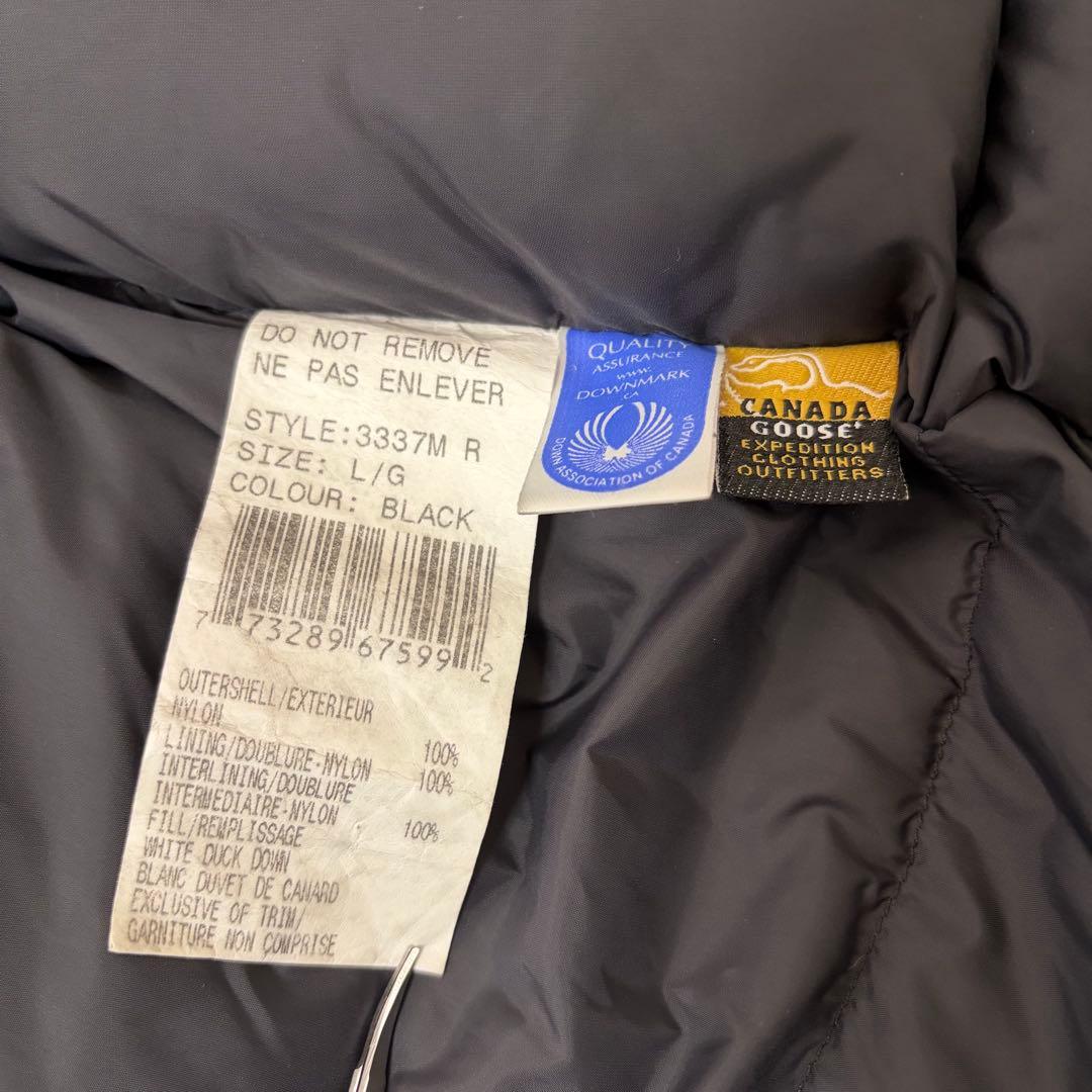 【極美品L】カナダグース ブラックレーベル 3337M アルバー ダウンベスト