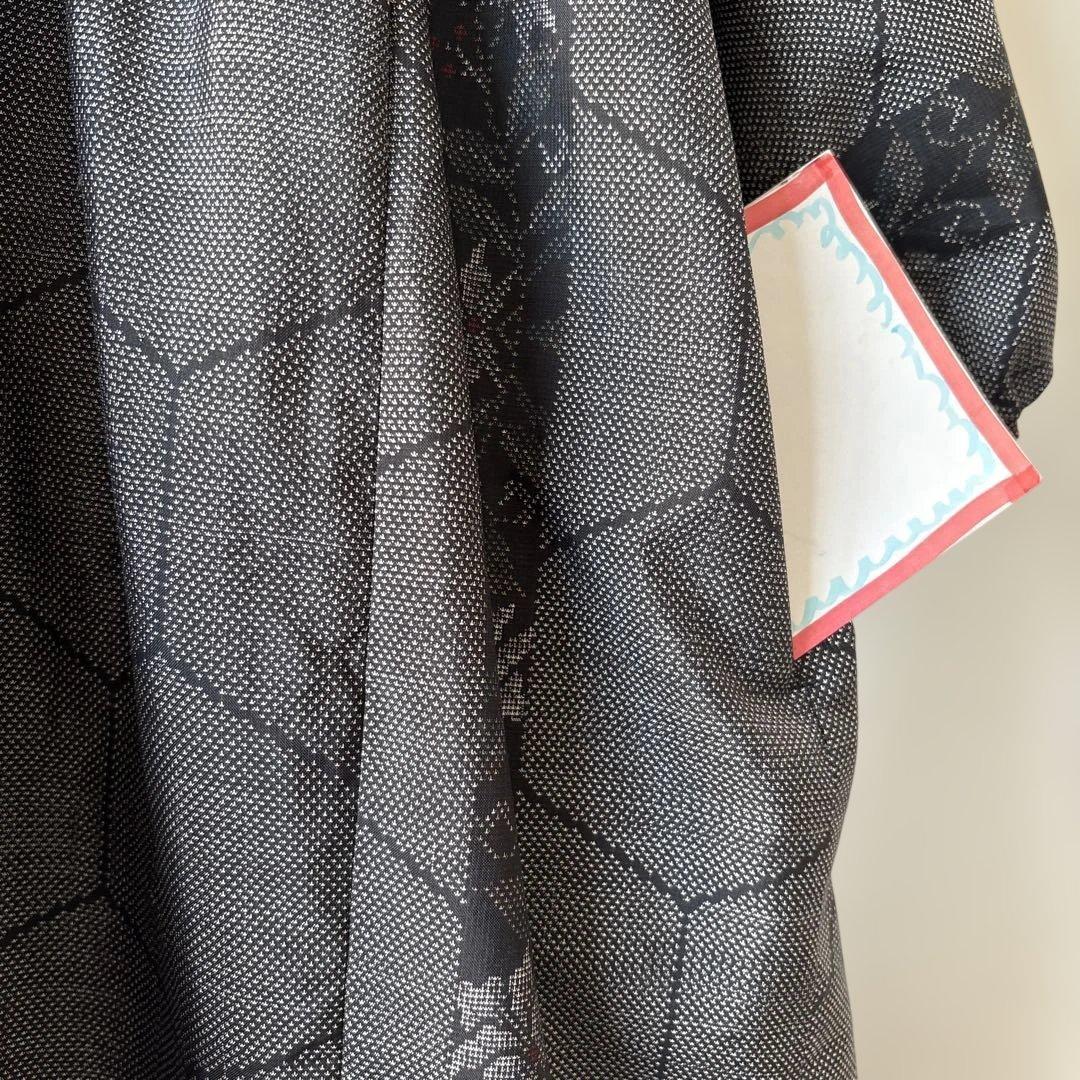 着物リメイク　古布大島紬　和装リメイク 和モダンカジュアル　旅行　体型カバー