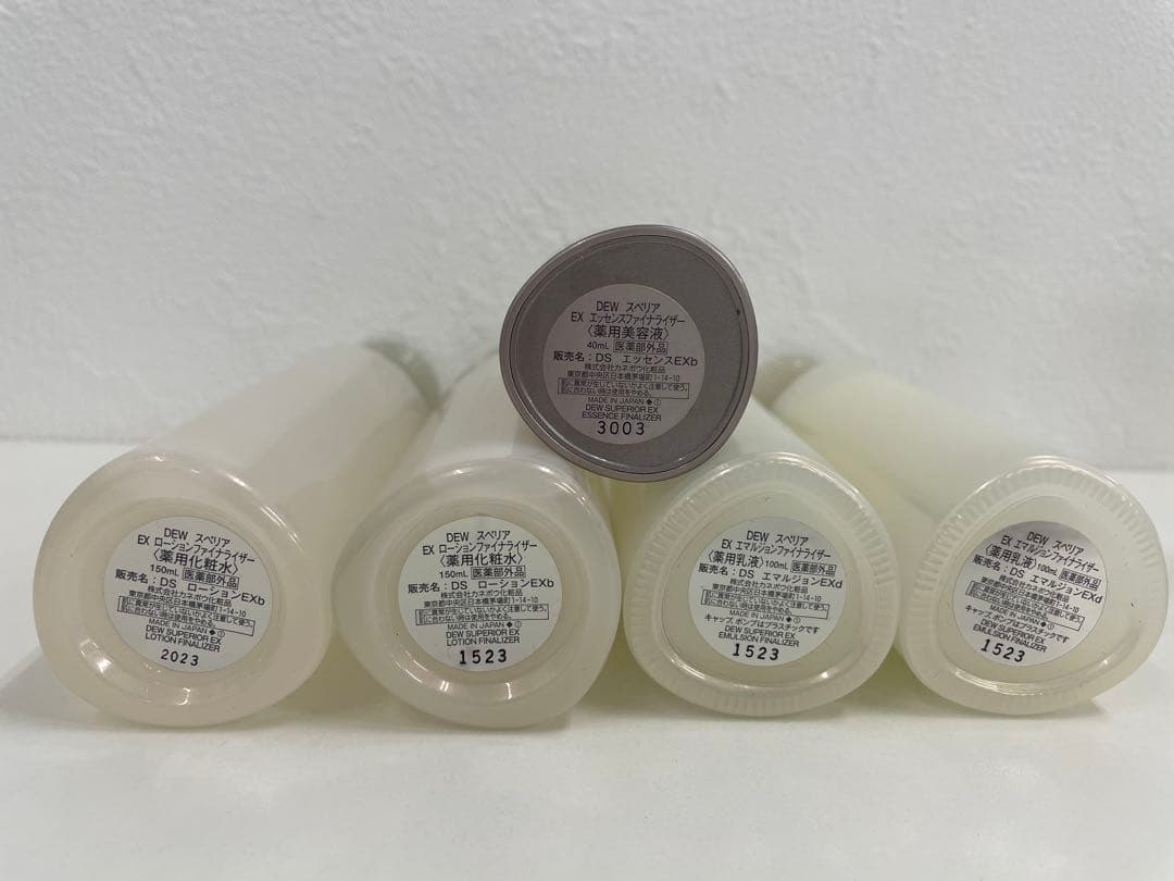 【未使用品】カネボウDEW　スペリアEXファイナライザー5本セッ