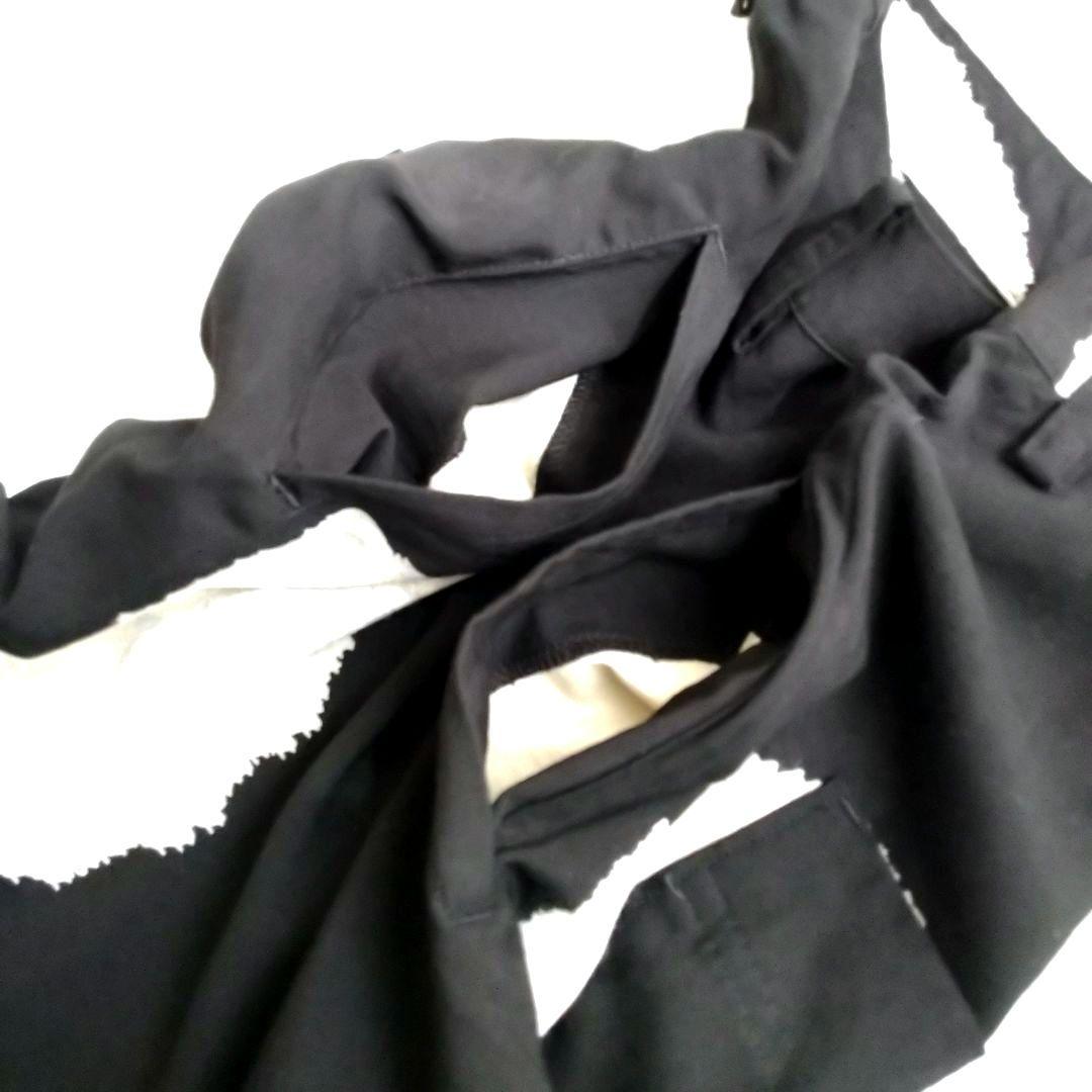 ヨウジヤマモト ドット柄 サルエルパンツ 黒白水玉模様 2