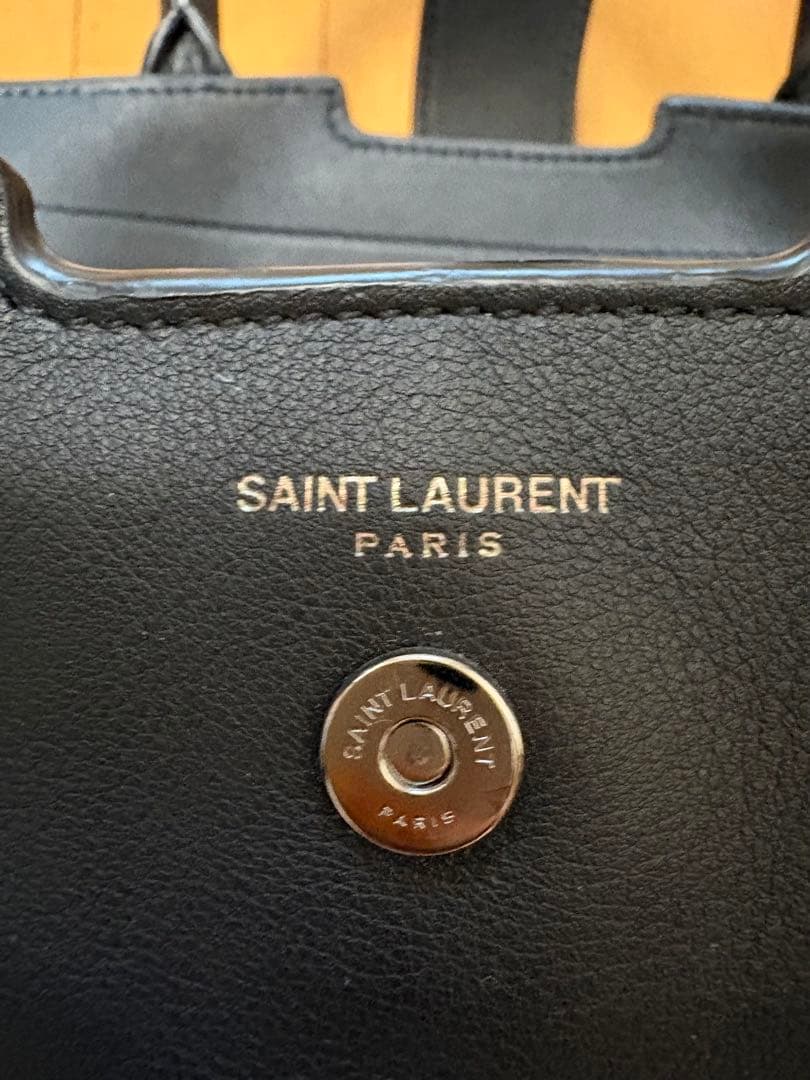 SAINT LAURENT ダウンタウンカバス2WAYハンドバッグ ブラック