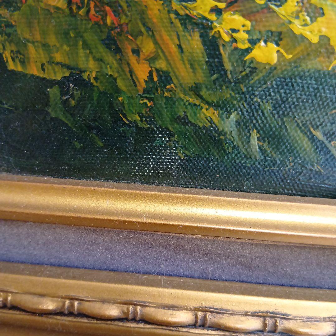 風景画 秋の色合い 装飾フレーム付き