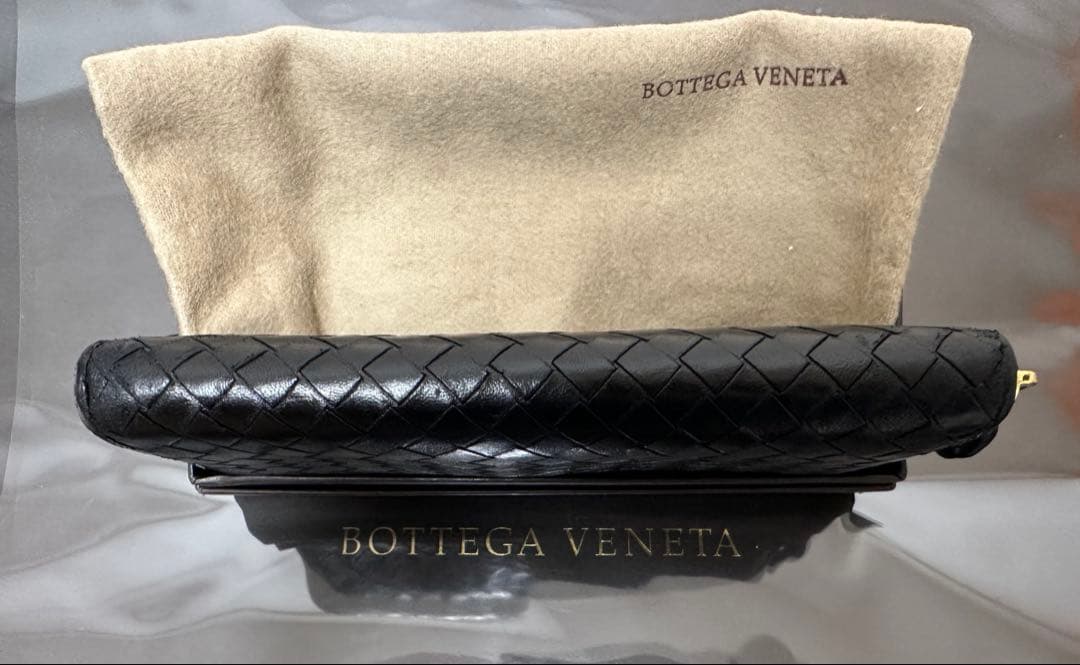 【付属品付】ボッテガヴェネタ ラウンドファスナー/ラム/ゴールド/黒/3️⃣✨✨✨