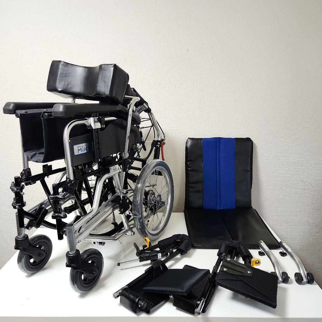 Miki　ティルト＆リクライニング　多機能　　車椅子　TRC-2
