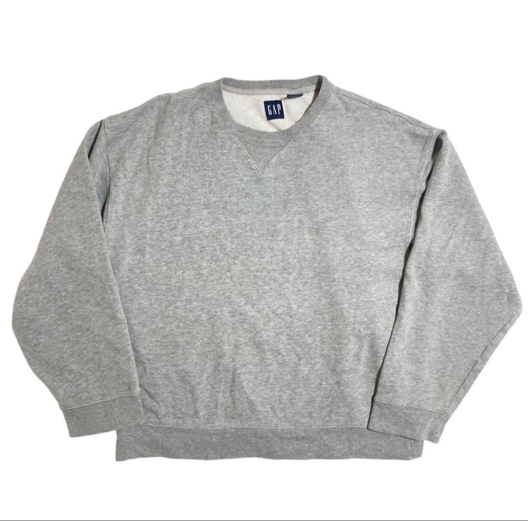 90s〜00s OLD GAP スウェット　グレーXL ハルキの古着　雄大着用