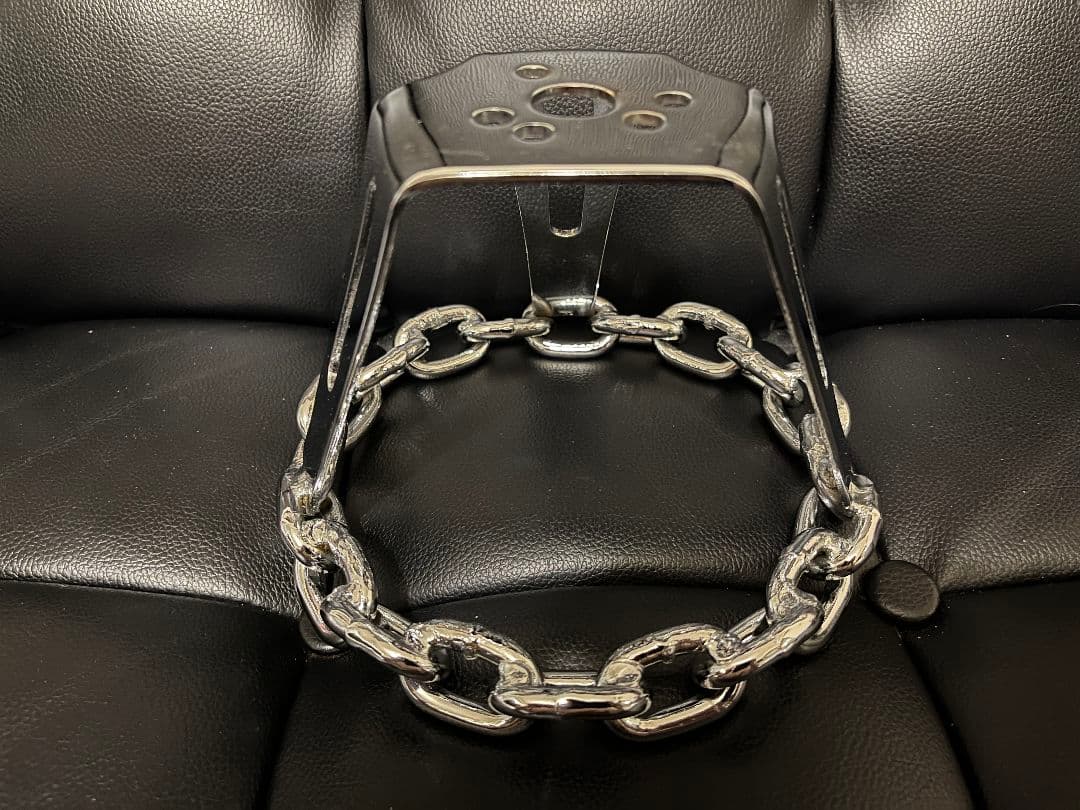 チェーンステアリング 8インチ アダプター付き ローライダー 当時物