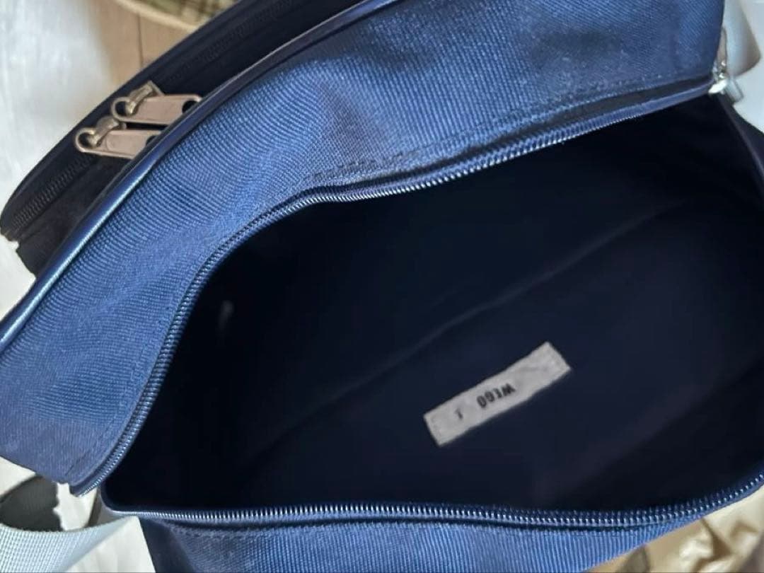 ワッペ ワールドペガサス 紺 ショルダースクバセット(リボン付き取り外し可能)