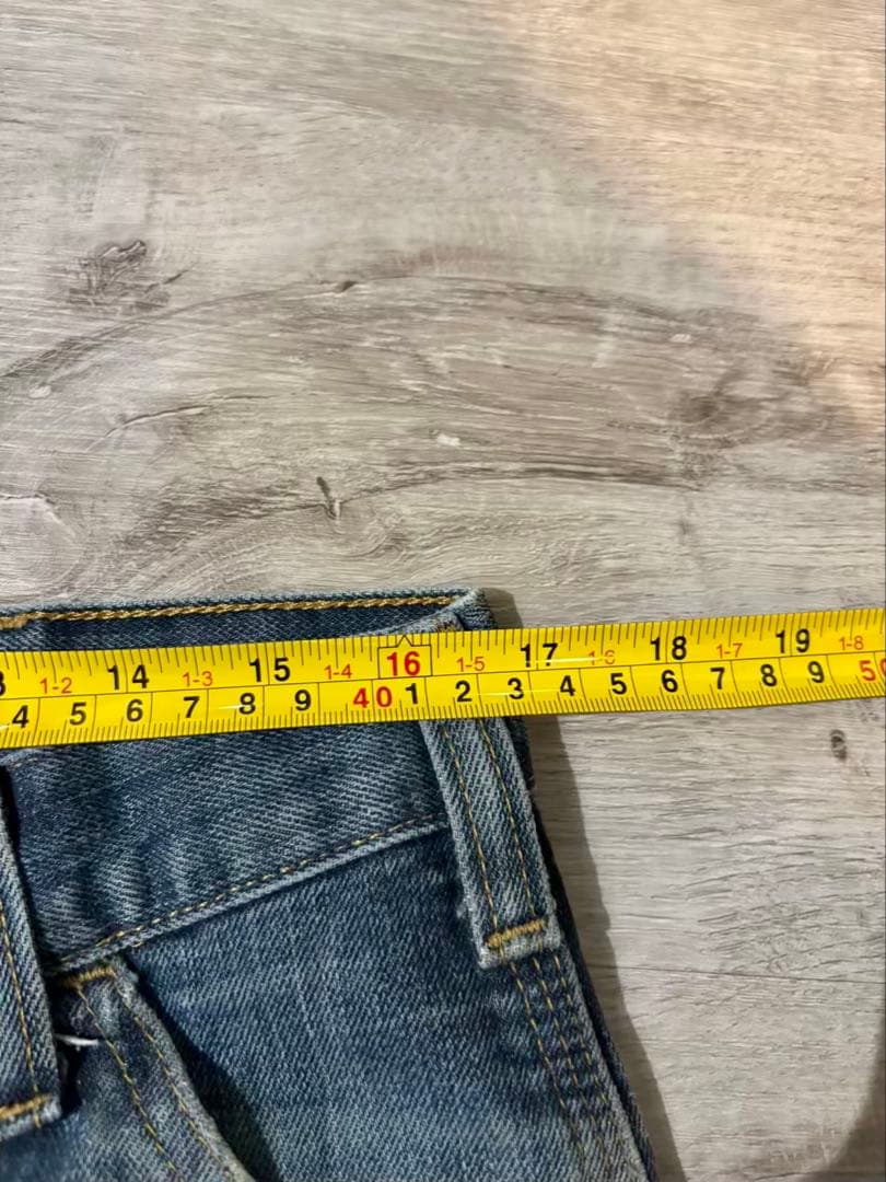 スパム　359 Carhartt ダブルニー デニムB06 フェード極上