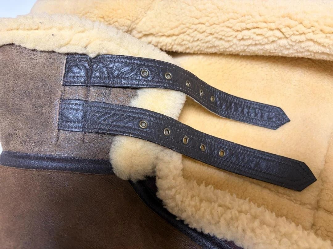 R*u様 AVIREX B-3 90s風フライトジャケット 迫力ボア 渋カッコい