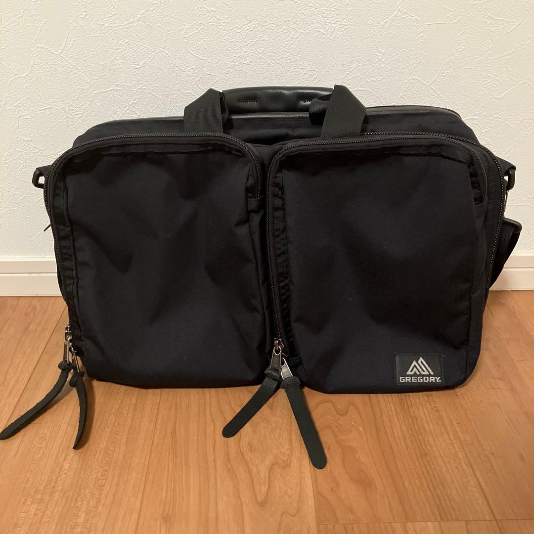 GREGORY ブラック ビジネスバッグ 3WAY