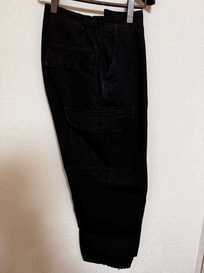 美品　COMOLI　ブラックデニム B.D.Uパンツ2