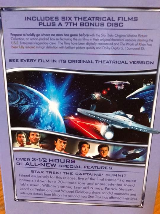 スタートレックオリジナルクルー劇場版DVDスペシャルBOX)＋おまけ付き