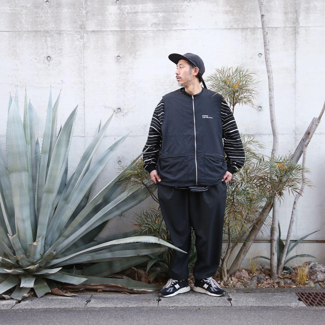 デ*ア様 S.F.C STITCHED ZIP VEST 黒【SFCSS25J0