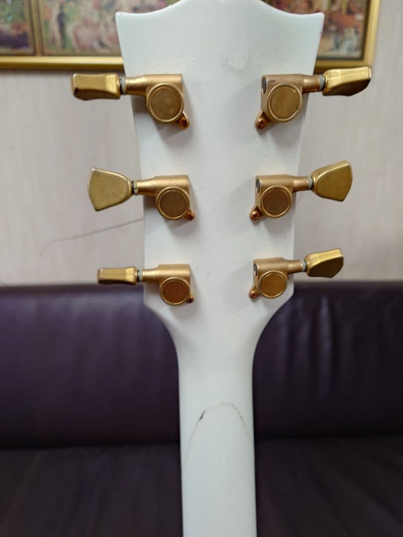 ち*り様 Bbury レスポールスタイル エレキギター ホワイト