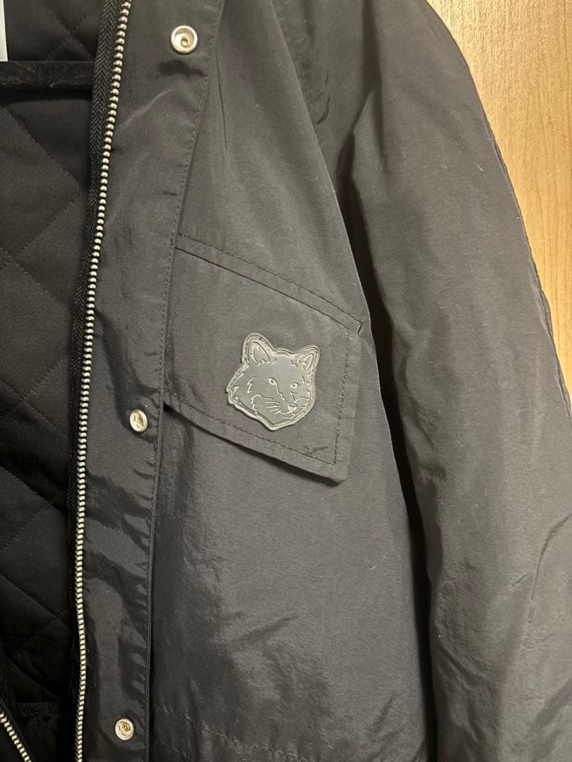 MAISON KITSUNÉ ブラック ダウンジャケット S