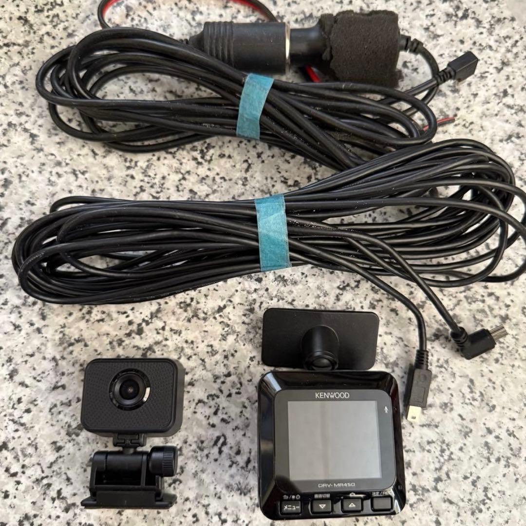 ケンウッド DRV-MR450ドライブレコーダー 前後カメラ