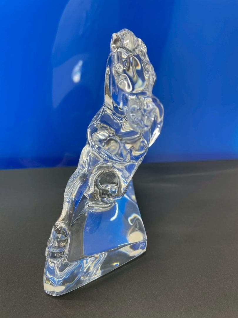 A◆Baccarat　バカラ　クリスタル　馬　オブジェ　置物　インテリア　美品