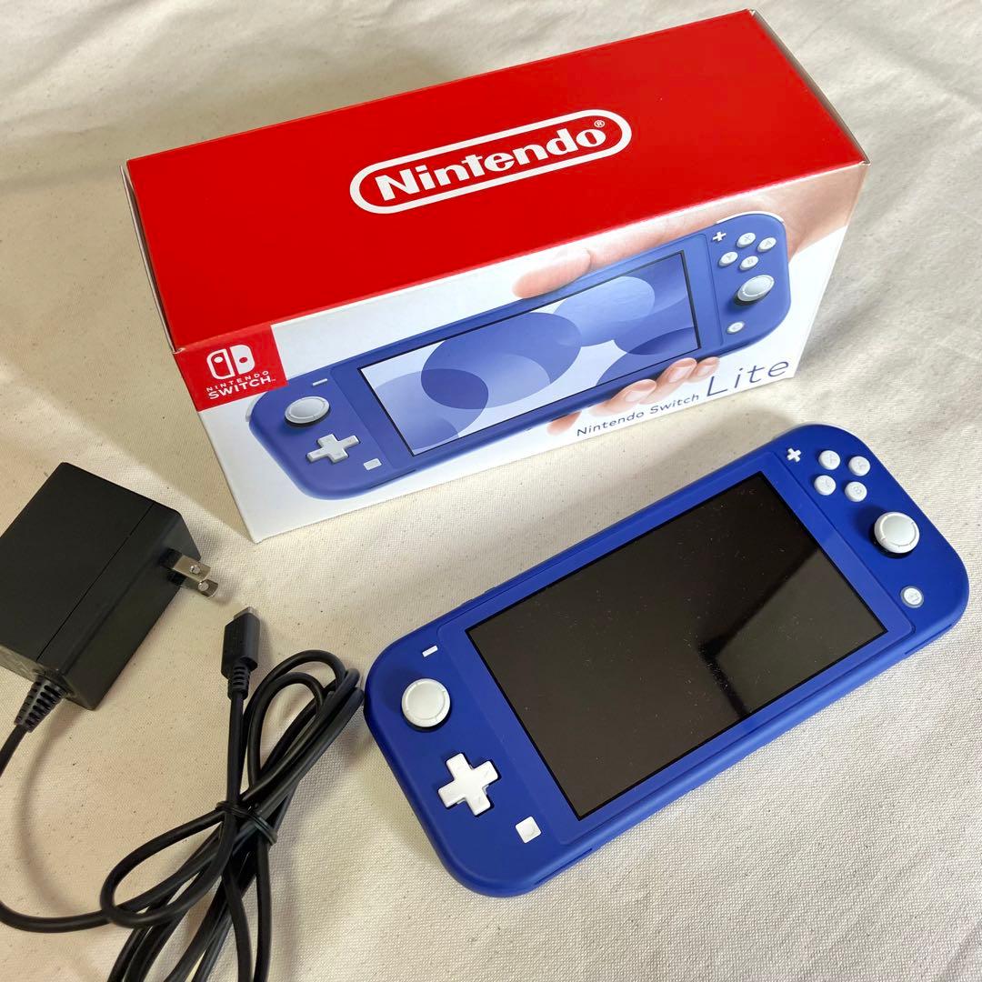 【美品】Nintendo Switch Lite ブルー 本体 付属品あり